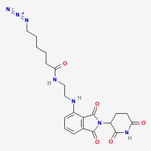 Pomalidomide-C2-amide-C5-azide