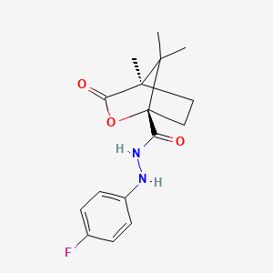 molecular formula C16H19FN2O3 B12375169 Laccase-IN-1 