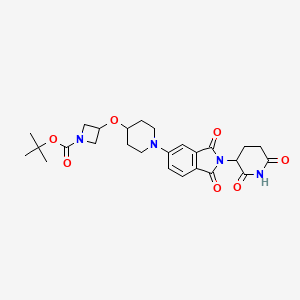 molecular formula C26H32N4O7 B12375172 E3 Ligase Ligand-linker Conjugate 4 