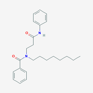 N-(3-anilino-3-oxopropyl)-N-octylbenzamide