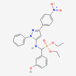 molecular formula C26H27N4O6P B12375219 Fgfr1/vegfr2-IN-1 