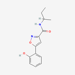molecular formula C14H16N2O3 B1237522 N-丁-2-基-5-(6-氧代-1-环己-2,4-二烯亚基)-2H-异恶唑-3-羧酰胺 