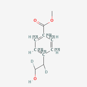 Methyl 4-(2-hydroxyethyl)benzoate-13C6,d2