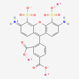 molecular formula C21H11K3N2O11S2 B12375263 AF488 carboxylic acid 