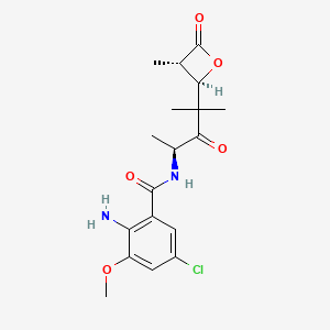 molecular formula C18H23ClN2O5 B12375269 Amoxetamide A 