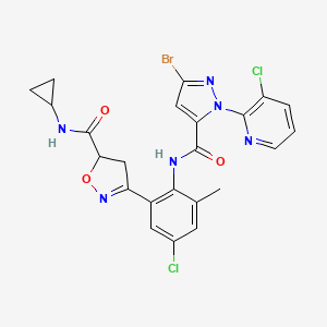 molecular formula C23H19BrCl2N6O3 B12375301 RyRs activator 3 