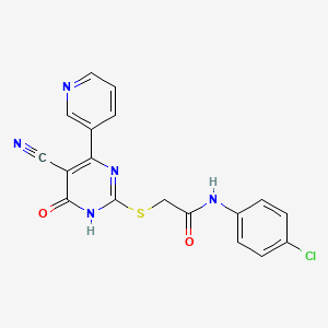 molecular formula C18H12ClN5O2S B12375309 Telomerase-IN-6 