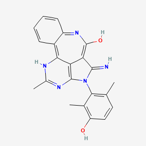 molecular formula C22H19N5O2 B12375316 Pkmyt1-IN-2 