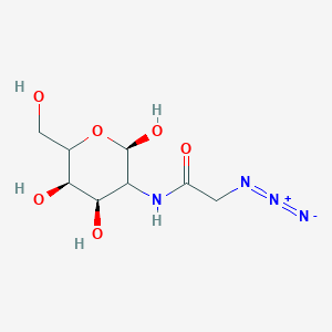 2-azido-N-[(2R,4R,5R)-2,4,5-trihydroxy-6-(hydroxymethyl)oxan-3-yl]acetamide