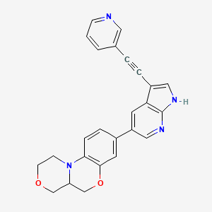 molecular formula C25H20N4O2 B12375346 SARS-CoV-2-IN-81 