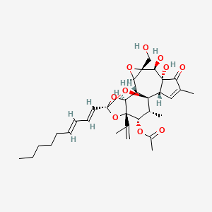 molecular formula C32H42O10 B12375347 Yuanhuadin 