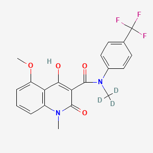 molecular formula C20H17F3N2O4 B12375349 Tasquinimod-d3 