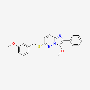 molecular formula C21H19N3O2S B12375361 Tuberculosis inhibitor 6 