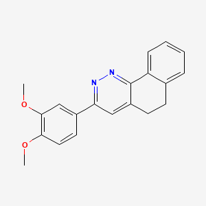 molecular formula C20H18N2O2 B12375458 3-(3,4-Dimethoxyphenyl)-5,6-dihydrobenzo[h]cinnoline 