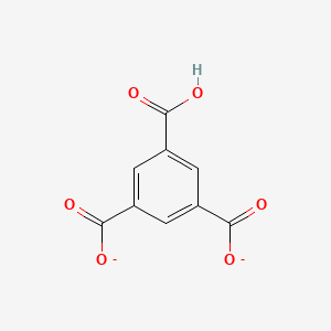 molecular formula C9H4O6-2 B1237546 5-羧基苯-1,3-二羧酸 