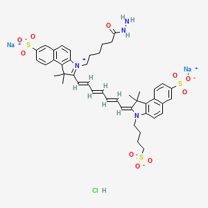 molecular formula C45H51ClN4Na2O10S3 B12375484 DiSulfo-ICG hydrazide 