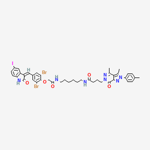 molecular formula C41H42Br2IN7O5 B12375511 PDE|A autophagic degrader 1 