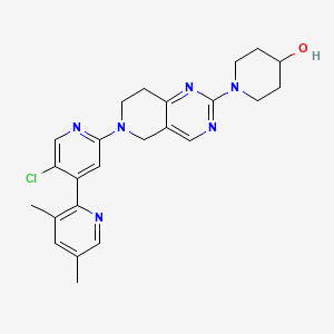 molecular formula C24H27ClN6O B12375518 Smo-IN-4 