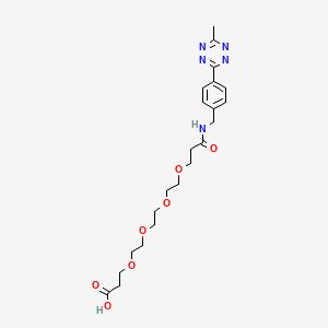 molecular formula C22H31N5O7 B12375538 Me-Tet-PEG4-COOH 