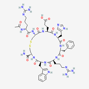 molecular formula C51H70N18O11S2 B12375568 Ac-(d-Arg)-CEH-(d-Phe)-RWC-NH2 