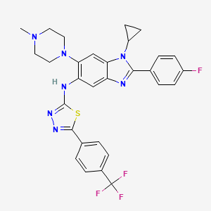 molecular formula C30H27F4N7S B12375571 Stat3-IN-20 