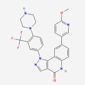 molecular formula C27H23F3N6O2 B12375601 Riok2-IN-2 