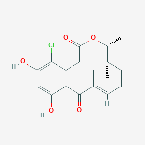 molecular formula C18H21ClO5 B12375610 Smad2/3-IN-2 