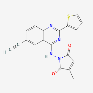 molecular formula C19H12N4O2S B12375630 SPC-alkyne 