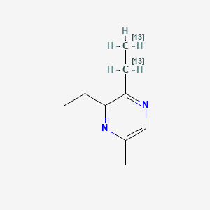 2,3-Diethyl-5-methylpyrazine-13C2