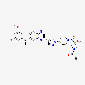 molecular formula C32H35N7O5 B12375676 Fgfr3-IN-9 