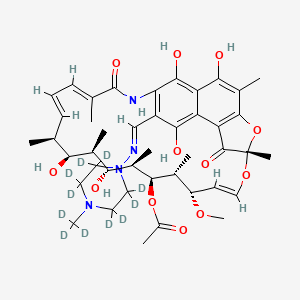 molecular formula C43H58N4O12 B12375691 Rifampicin-d11 