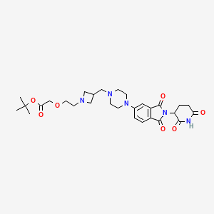 molecular formula C29H39N5O7 B12375692 E3 Ligase Ligand-linker Conjugate 6 