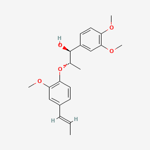 molecular formula C21H26O5 B1237570 Virolin CAS No. 68143-83-9