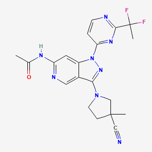 molecular formula C20H20F2N8O B12375701 Tyk2-IN-17 