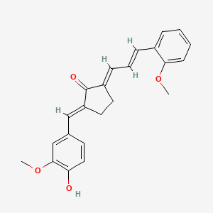 molecular formula C23H22O4 B12375749 Stat3/akt-IN-1 