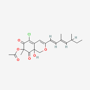 molecular formula C21H25ClO6 B1237576 Isochromophilone VII CAS No. 175448-30-3