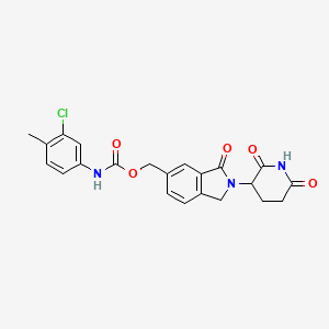 molecular formula C22H20ClN3O5 B12375788 GSPT1 degrader-2 