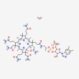 molecular formula C62H91CoN13O16P B1237579 Aquocobalamin CAS No. 13422-52-1