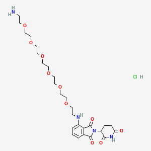 Thalidomide-NH-PEG6-NH2 (hydrochloride)