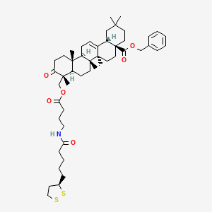 molecular formula C49H71NO6S2 B12375809 Anti-inflammatory agent 65 