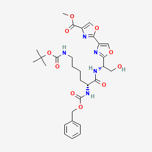 molecular formula C29H37N5O10 B12375840 L2H2-6OTD intermediate-3 