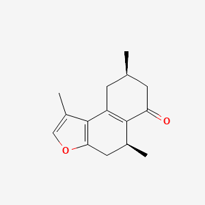 molecular formula C15H18O2 B12375841 Agarsenone 