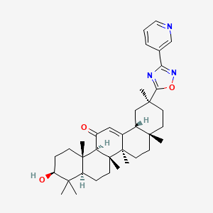 molecular formula C36H49N3O3 B12375844 P-gp inhibitor 17 