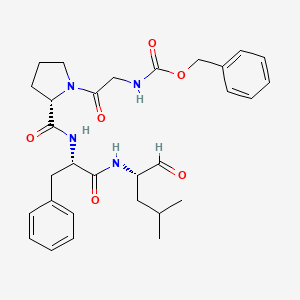 molecular formula C30H38N4O6 B12375846 Z-Gly-Pro-Phe-Leu-CHO 