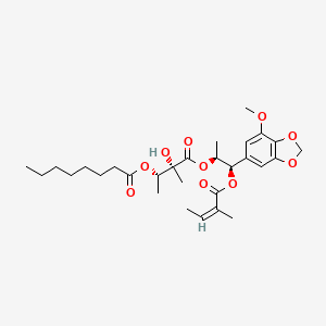 molecular formula C29H42O10 B12375856 Neohelmanthicin B 