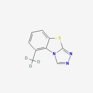 molecular formula C9H7N3S B12375867 Tricyclazole-d3 