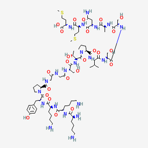 molecular formula C76H127N21O24S2 B12375874 O-Linked GlcNAc transferase substrate 