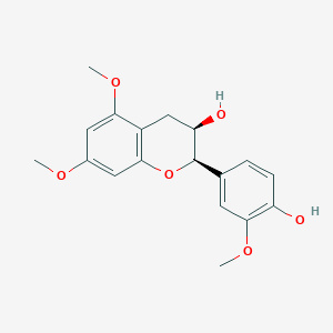 molecular formula C18H20O6 B12375882 Epicatechin 5,7,3'-trimethyl ether 