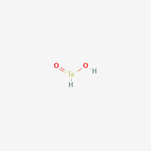 molecular formula H2O2Te B1237589 碲酸 
