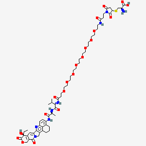 molecular formula C60H84N8O20S B12375892 Cysteinyl samrotecan 